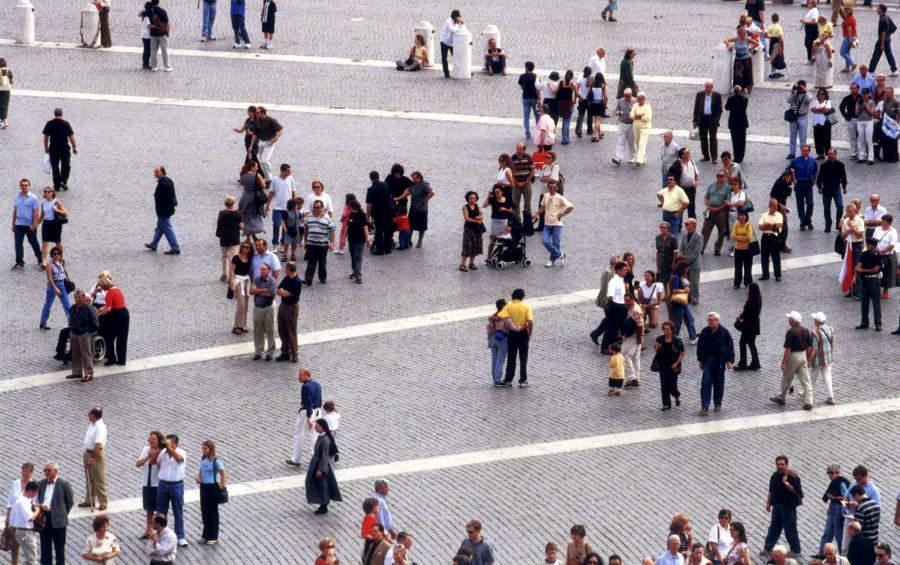 Folla, People, Gente in piazza.