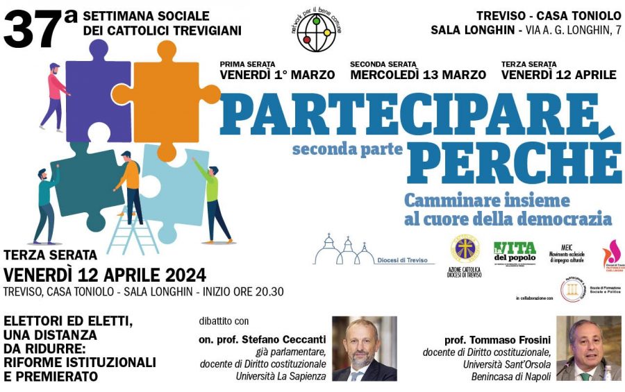 Il 12 aprile, a Treviso, si discute di riforme e premierato